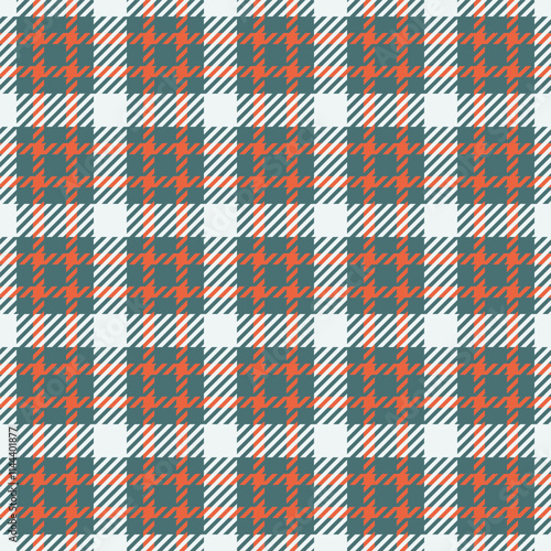 Linen seamless plaid check, geometrical tartan fabric texture. Birthday card background textile pattern vector in cyan and white colors.