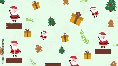 Pattern of chrishmas theme. Perfect for wallpaper, social media, web, ads, business, textile many more photo