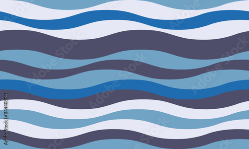 Abstract background with wavy stripes in vibrant colors, creating a rippled, liquid effect. Smooth curves and textured lines add elegance, vitality, and creativity. Ideal for wallpaper or textile.