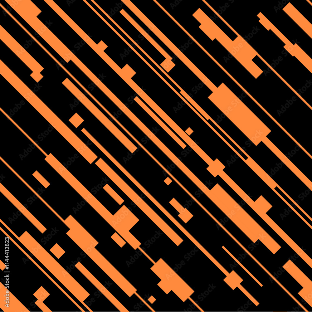 Patrón sin costuras cyberpunk rojo: diseño futurista para textiles, fondos y ropa. Gráfico glitcheado moderno para impresión y proyectos web. Arte decorativo en estilo contemporáneo.