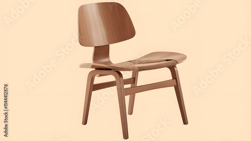 Sleek Wooden Chair