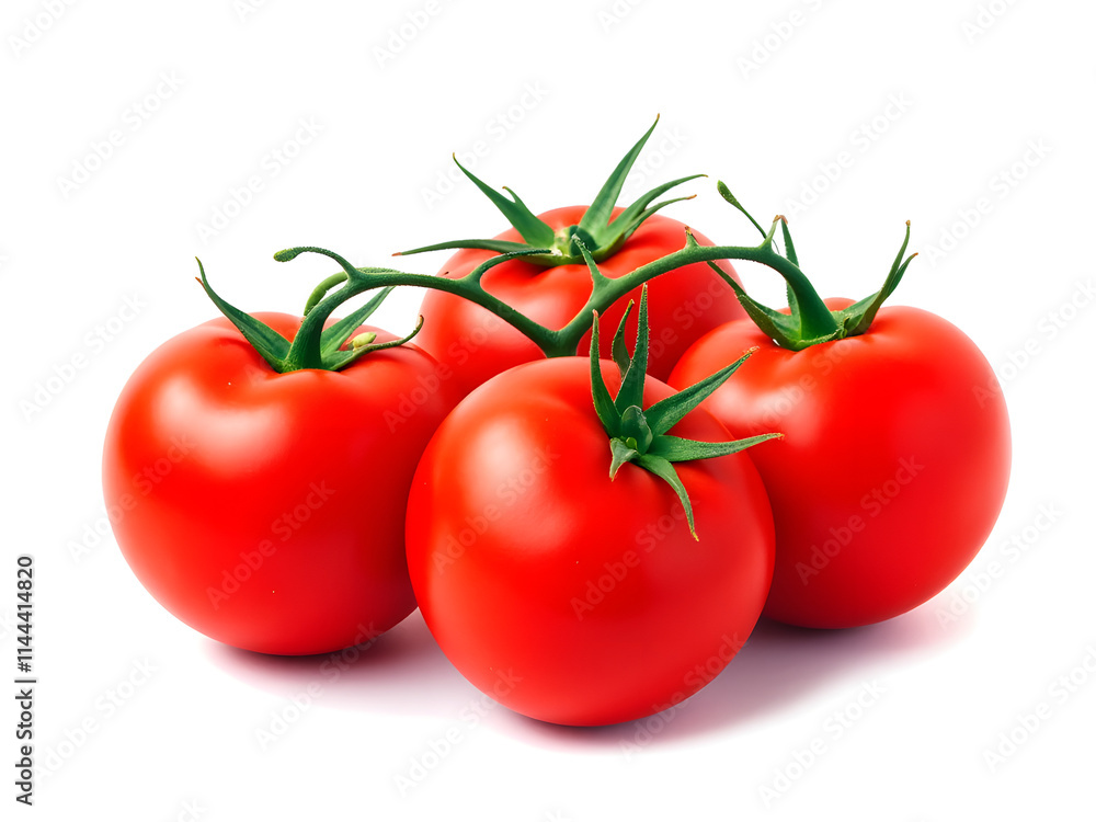 Tomato isolated on white background, clipping path, full depth of field Tomato isolated on white background, clipping path, full depth of field