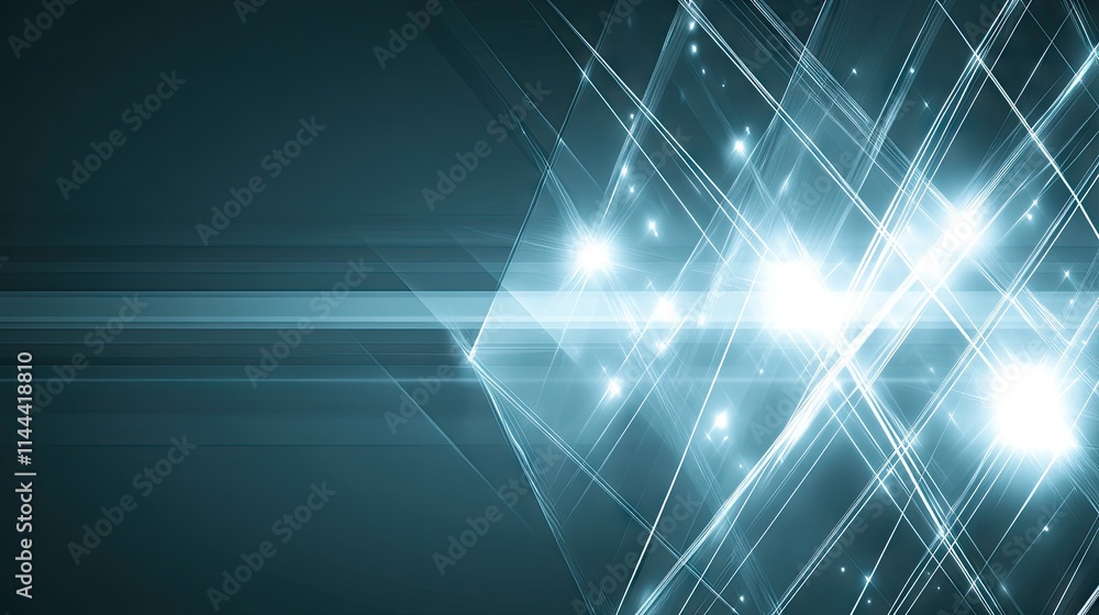 A pattern of layered blue diamonds with white lines, creating a dynamic, abstract geometric design A pattern of layered blue diamonds with white lines, creating a dynamic, abstract geometric design