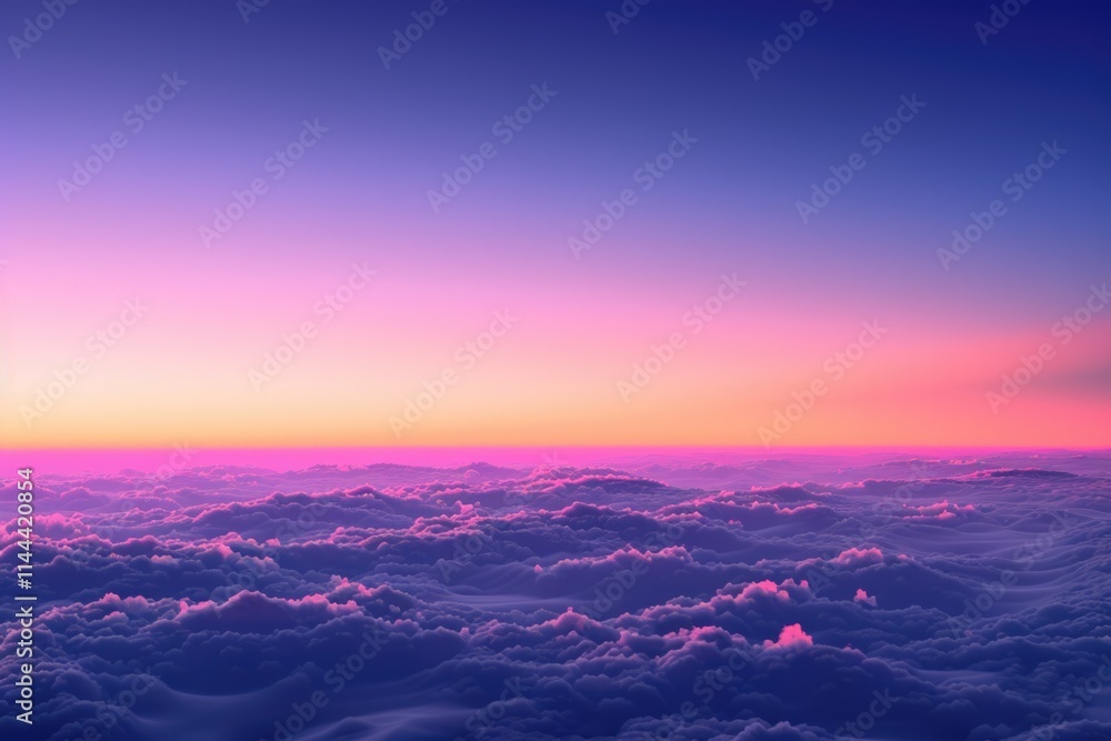 Space Sunset. Abstract Gradient Sky Texture After the Sunset Space Sunset. Abstract Gradient Sky Texture After the Sunset