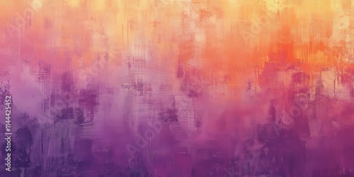 Pastel orange purple gradient background, subtle textures texture, event flyer, copy space included, Generative AI