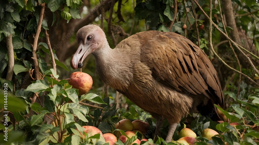 Naklejka premium realistic photo of dodo bird in the jungle