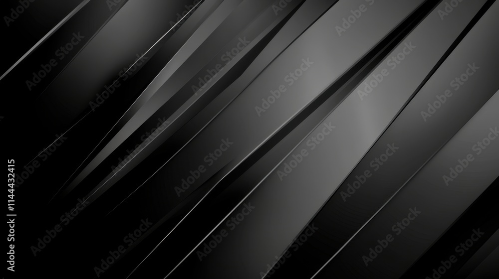 Abstract black background with sharp, angled geometric shapes and lines Abstract black background with sharp, angled geometric shapes and lines