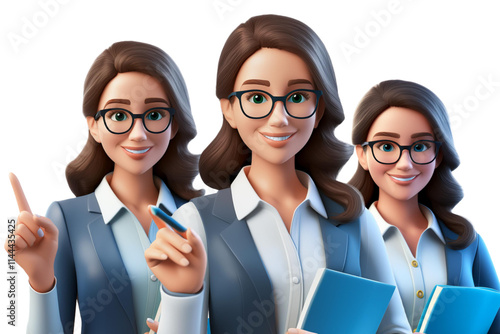 3d woman character 