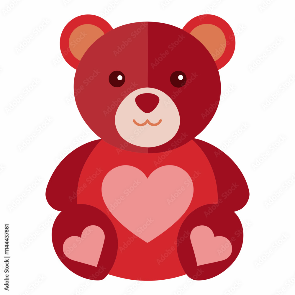 teddy bear with red heart teddy bear with red heart