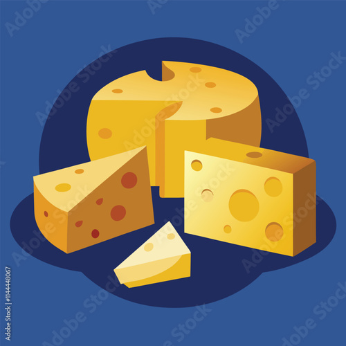 Cheese-dices Print