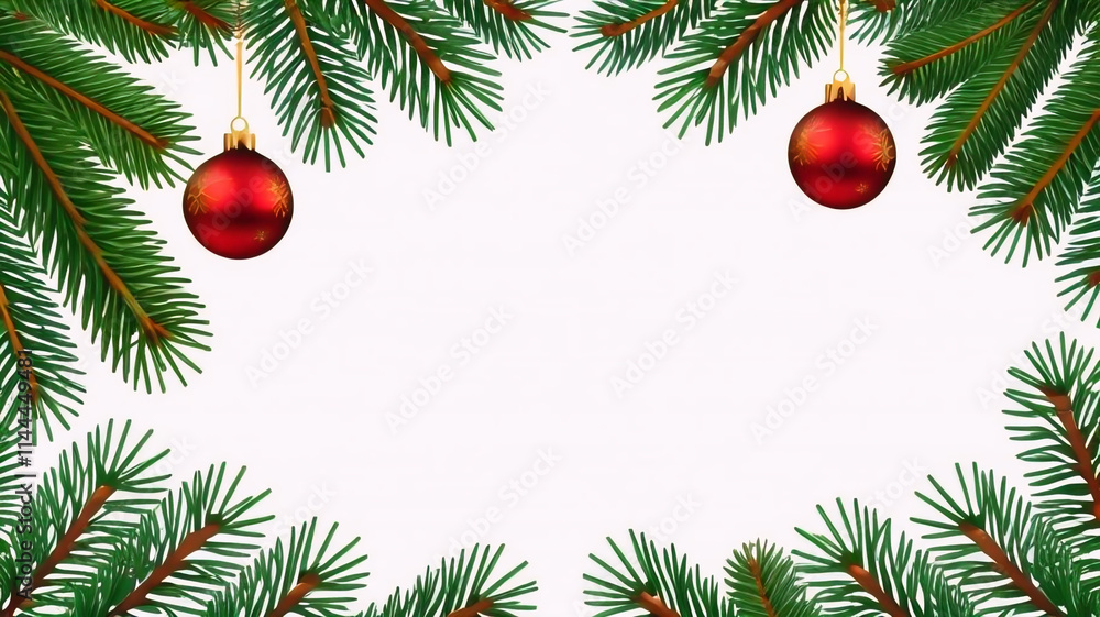 Decorate for Christmas with Christmas flowers and white wallpaper Decorate for Christmas with Christmas flowers and white wallpaper