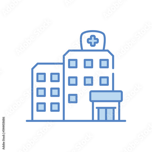 Hospital vector icon