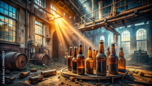 Urban Exploration Photography: Craft Beer - Pale Ale Styles in Decaying Industrial Settings photo