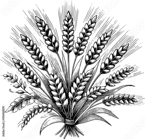 a sheaf of wheat