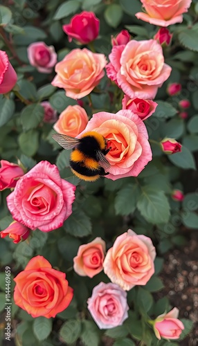 there is a bee that is sitting on a flower.