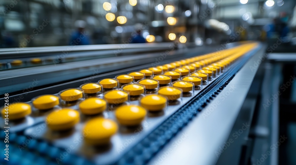 Pharmaceutical yellow tablet production line Pharmaceutical yellow tablet production line