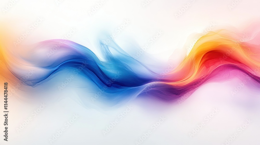 Abstract flowing colors creating a serene visual effect. Abstract flowing colors creating a serene visual effect.