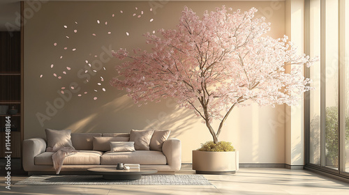 Wallpaper Mural 桜の植木鉢 Torontodigital.ca