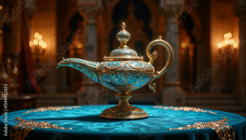 lamp with jin Generative AI