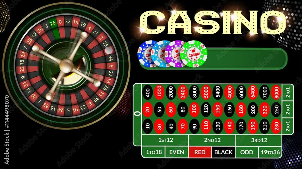Animation of a game for money in a casino. Poker Performance Animation of a game for money in a casino. Poker Performance