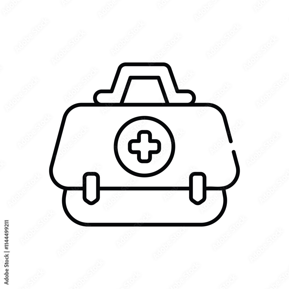 Doctor's Bag vector icon Doctor's Bag vector icon