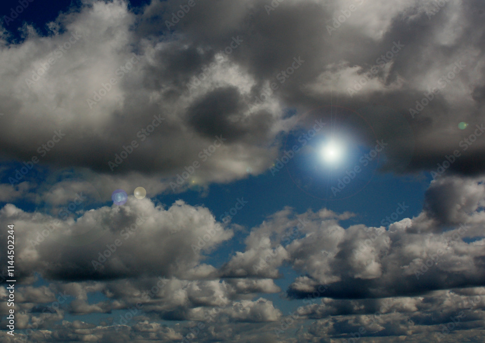 Cloudy sky background