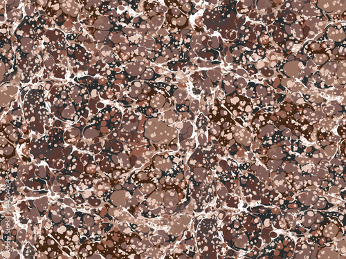 Seamless mocha mousse marbling pattern vector design