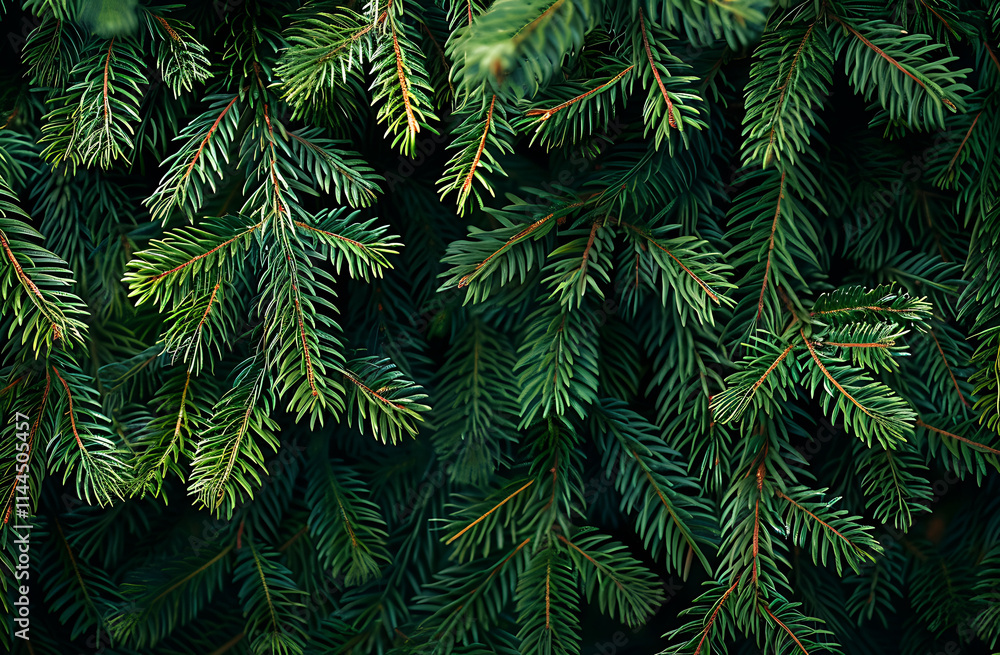 Fototapeta premium Close-up of Evergreen Tree Branches