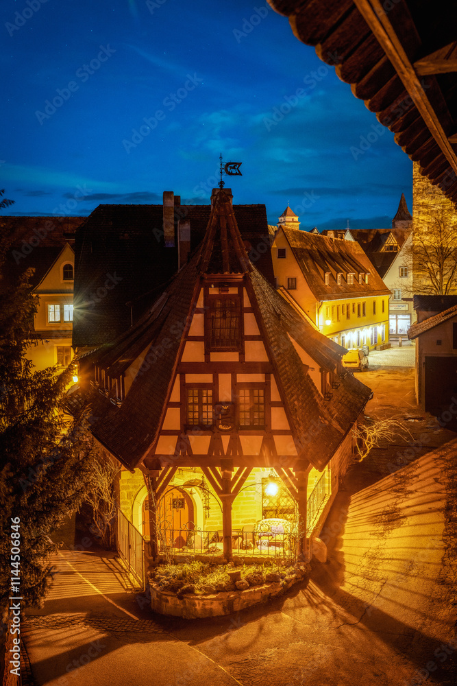 Fototapeta premium Rothenburg ob der Tauber in Bavaria, Germany