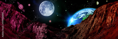 Wallpaper Mural galaxy in a free space. Torontodigital.ca