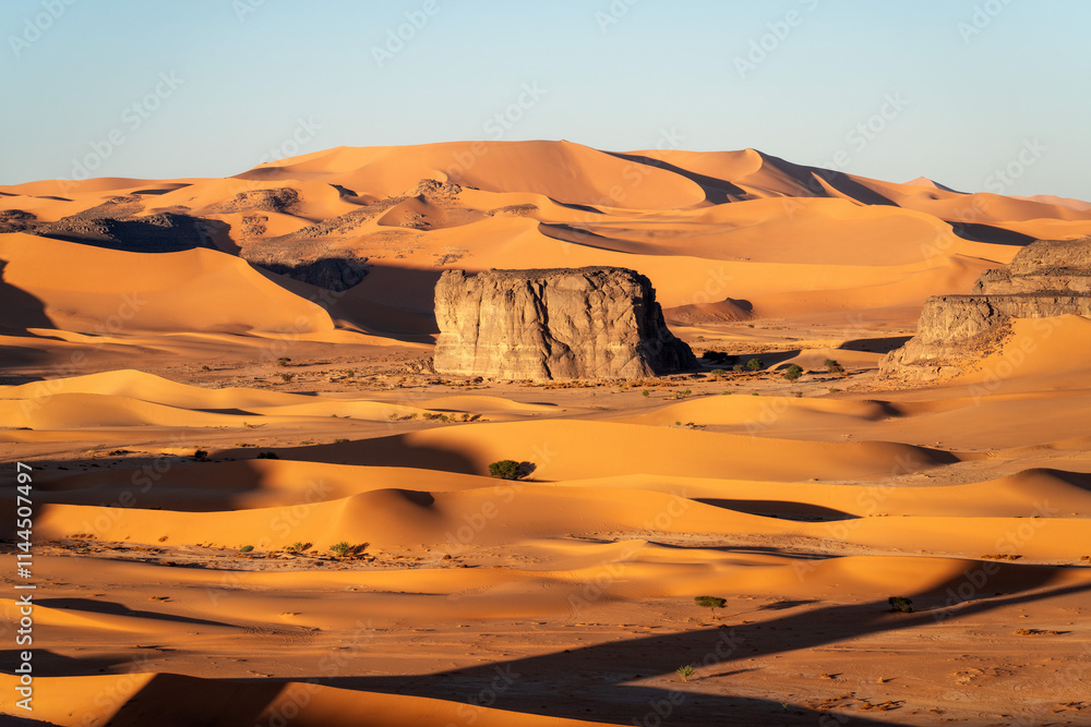 Sahara Desert Tadrart Rouge in Southern Algeria