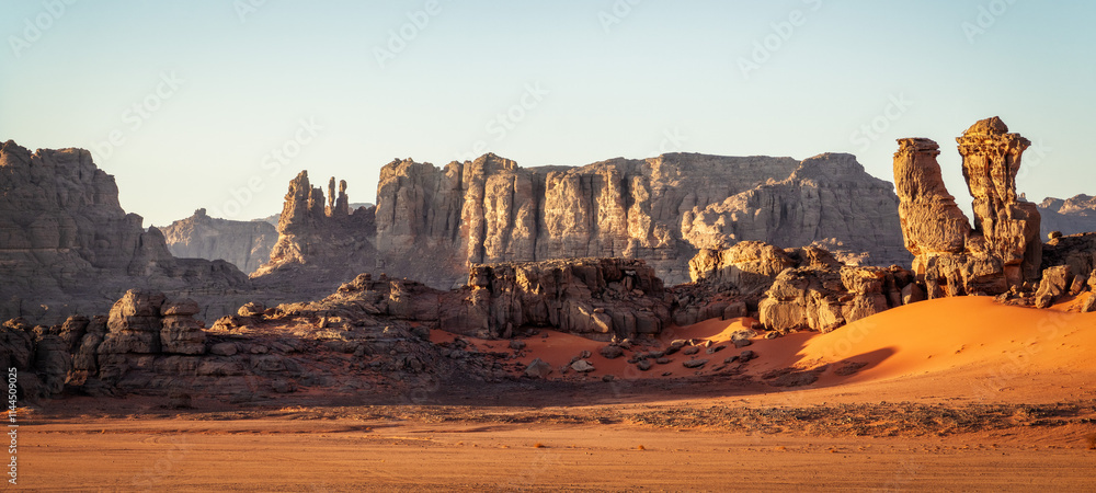Sahara Desert Tadrart Rouge in Southern Algeria