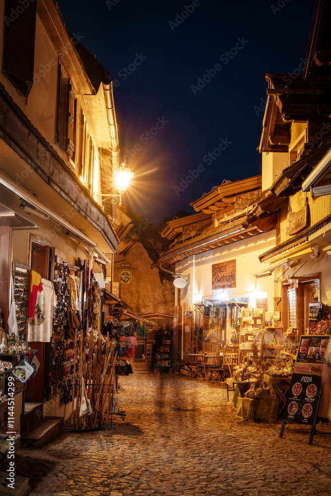 Lussari Village in the Dolomites, Italy