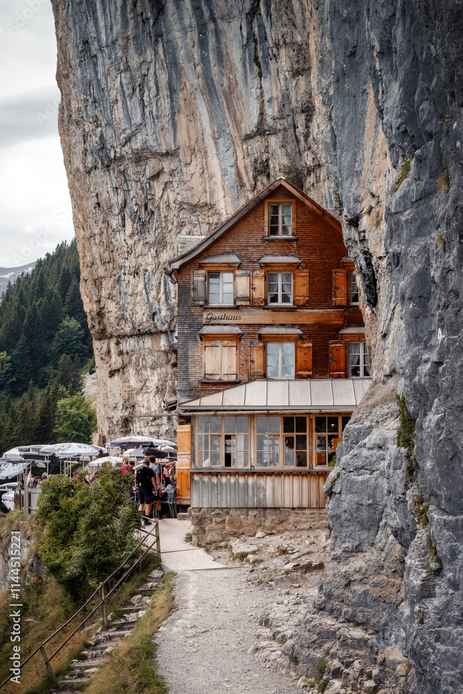 Aescher Guesthouse in the Swiss Alps