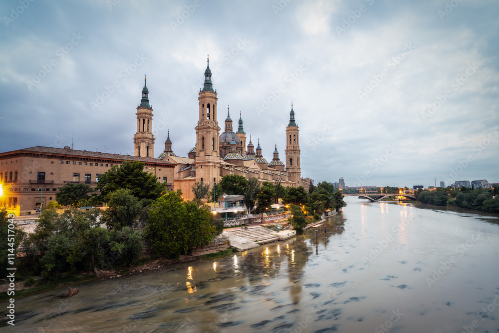Zaragoza Cathedral in northern Spain, July 2023