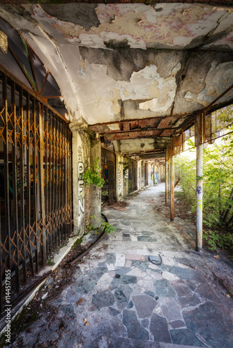 Obraz na płótnie Consonno Lost Village in Italy, August 2023 w salonie