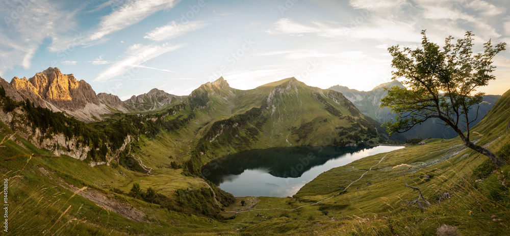 Alpine Lake in Austrian Alps