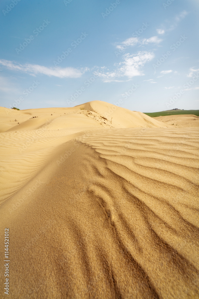 Gobi Desert and Lakes in Central Mongolia