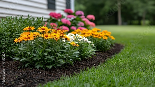 Wallpaper Mural Creating vibrant garden sunny spots a guide to flower arrangement and plant care in your backyard oasis Torontodigital.ca