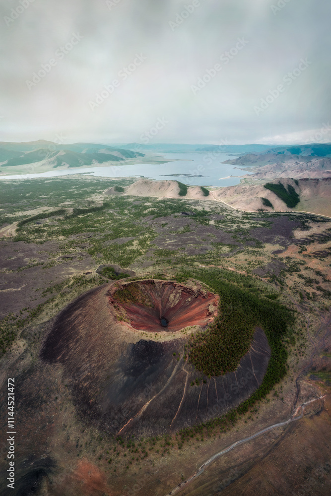 Mongolian Landscape in the Summer