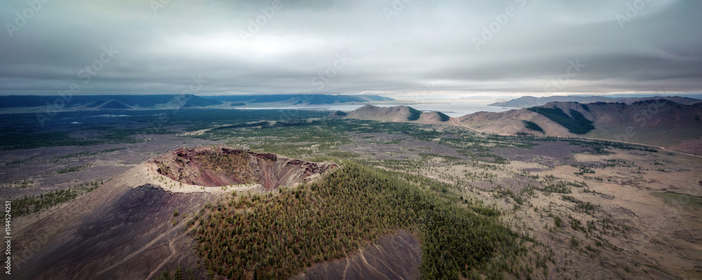 Mongolian Landscape in the Summer