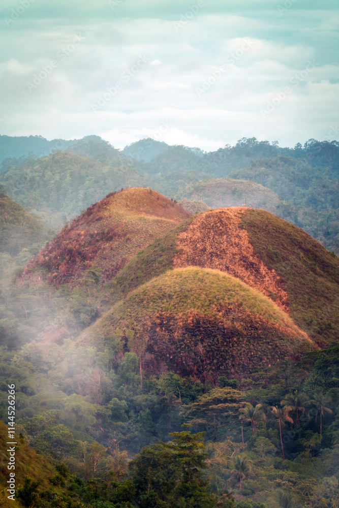 Chocolate Hills in Bohol Philippines