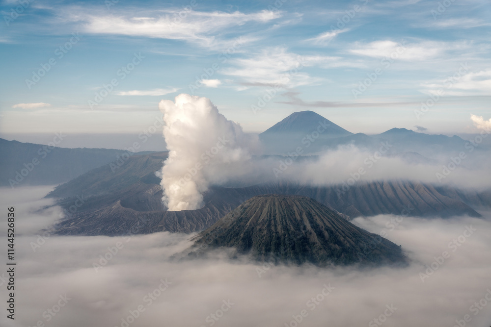 Mount Bromo Volcano on Java Indonesia
