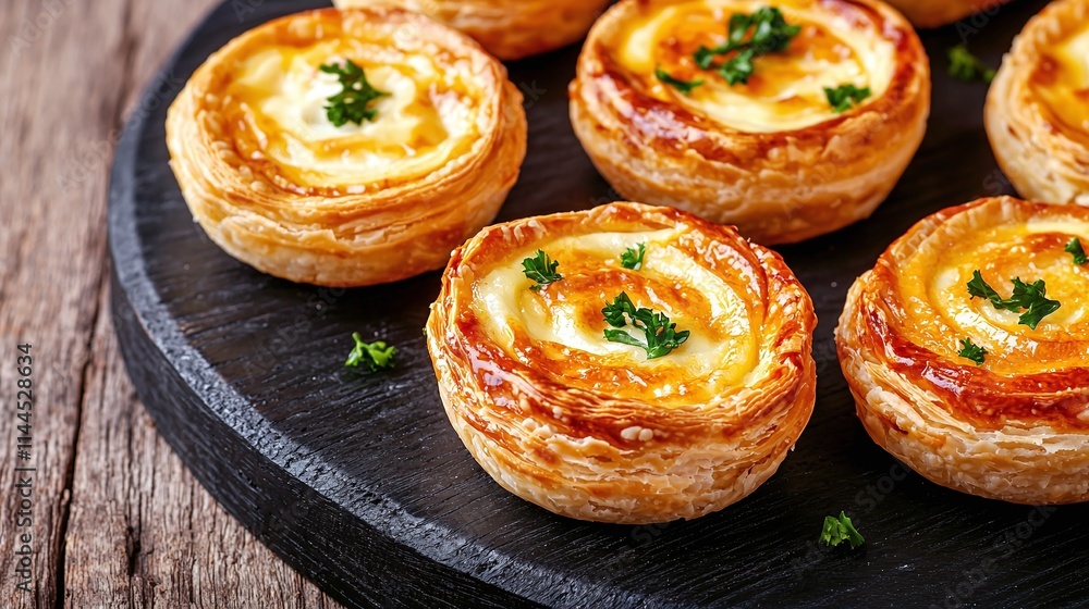 Golden Crust Mini Quiches Savory Baked Pastry Bites Golden Crust Mini Quiches Savory Baked Pastry Bites