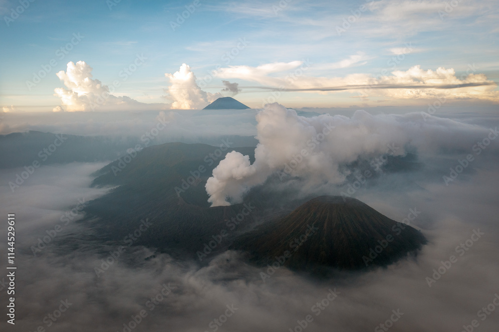Mount Bromo Volcano on Java Indonesia