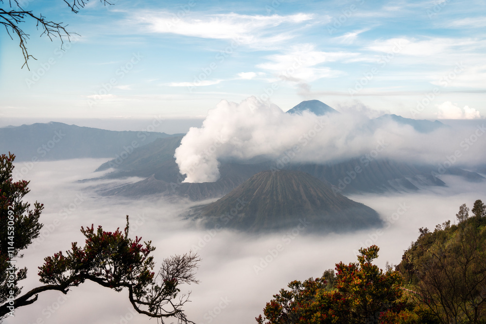 Mount Bromo Volcano on Java Indonesia