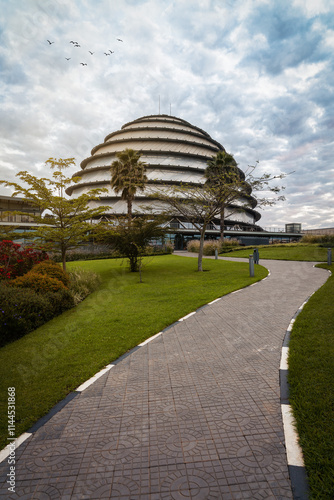 Obraz na płótnie Kigali Convention Center in Rwanda w salonie