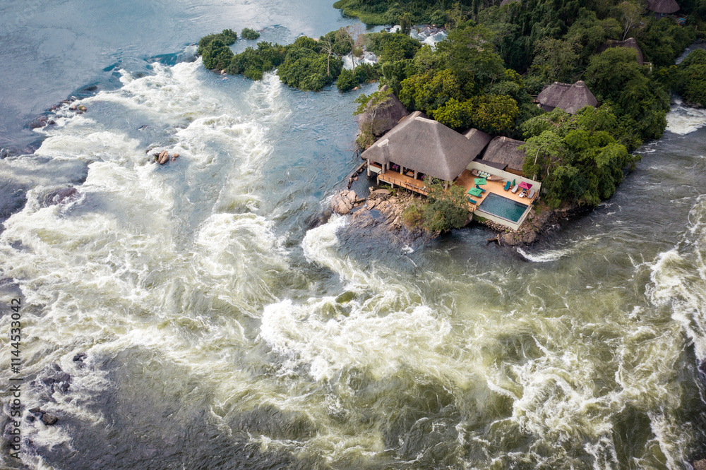 Luxury Hotel on the Nile Falls in Uganda