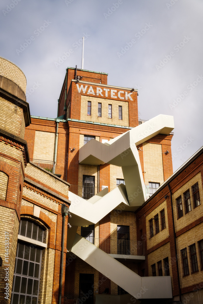Warteck Building in Basel in Switzerland
