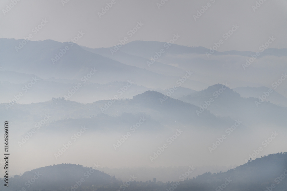 Morning Mist in the Uganda Highlands